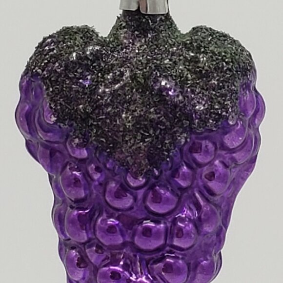 Grape Clusters ~ Blown Glass Ornaments ~ Japan and West Germany ~ Vintage 1960's - Picture 11 of 15